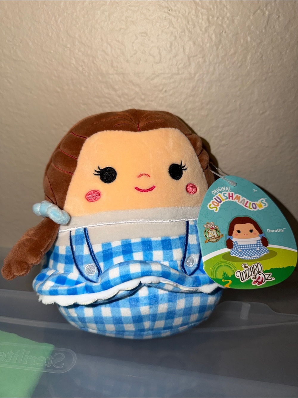 Squishmallows Dorothy Plush - Blue, White, Brown